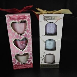 Yankee Candle Votive Trio Gift Sets in Pink Or Lavender (Buyer's Choice)